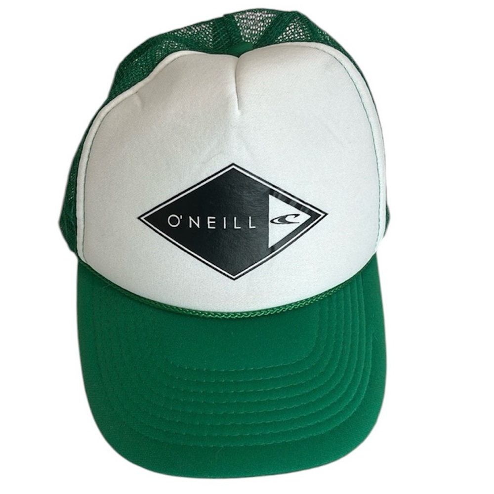 O'Neill Green and White Trucker Hat